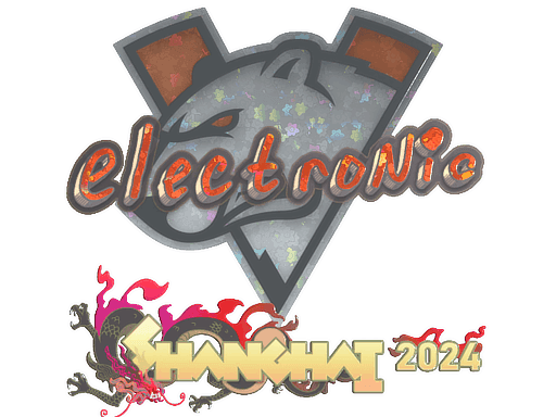 Sticker | electronic (Glitter) | Shanghai 2024