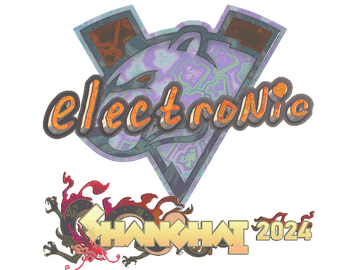 Sticker | electronic (Holo) | Shanghai 2024