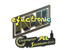 Sticker | electroNic (Holo) | Stockholm 2021