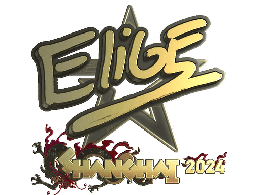 Sticker | EliGE (Gold) | Shanghai 2024