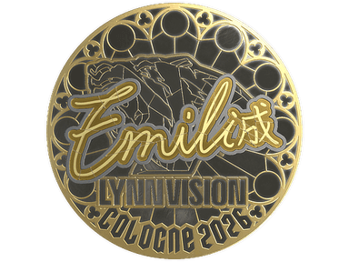 Sticker | EmiliaQAQ (Gold) | Cologne 2026
