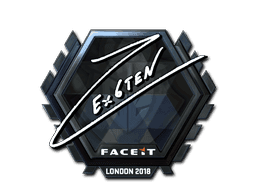 Sticker | Ex6TenZ (Foil) | London 2018