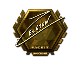 Sticker | Ex6TenZ (Gold) | London 2018