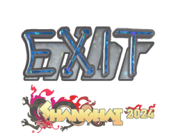 Sticker | exit (Glitter) | Shanghai 2024