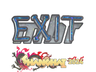 Sticker | exit (Glitter) | Shanghai 2024