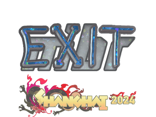 Sticker | exit (Glitter) | Shanghai 2024