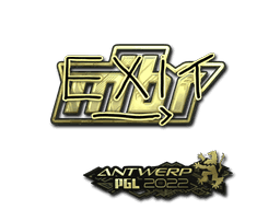 Sticker | exit (Gold) | Antwerp 2022