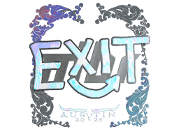 Sticker | exit (Holo) | Austin 2025