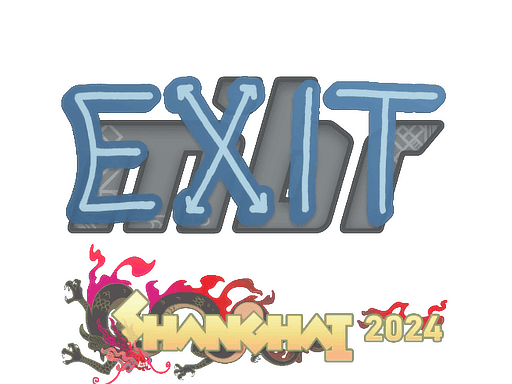 Sticker | exit | Shanghai 2024