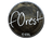 Sticker | f0rest (Foil) | Katowice 2019