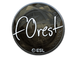 Sticker | f0rest (Foil) | Katowice 2019