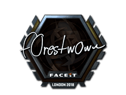 Sticker | f0rest (Foil) | London 2018