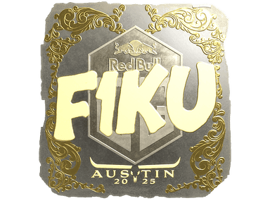 Sticker | F1KU (Gold) | Austin 2025