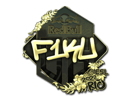 Sticker | F1KU (Gold) | Rio 2022