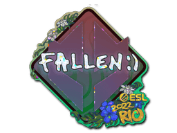 Sticker | FalleN (Glitter) | Rio 2022