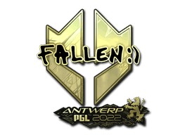 Sticker | FalleN (Gold) | Antwerp 2022