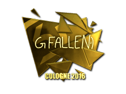 Sticker | FalleN (Gold) | Cologne 2016