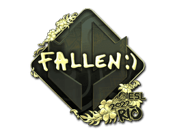 Sticker | FalleN (Gold) | Rio 2022