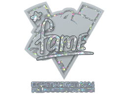 Sticker | fame (Glitter) | Copenhagen 2024