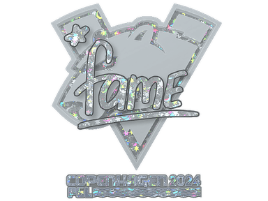 Sticker | fame (Glitter) | Copenhagen 2024