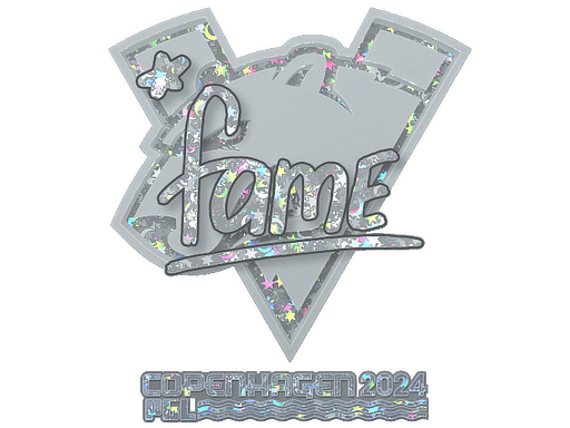 Sticker | fame (Glitter) | Copenhagen 2024