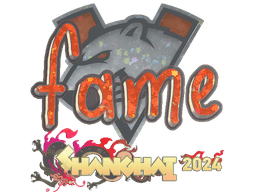 Sticker | fame (Glitter) | Shanghai 2024
