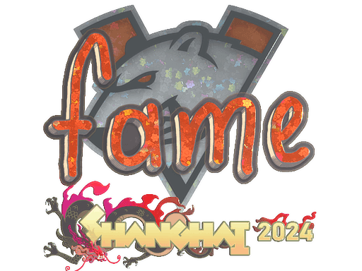 Sticker | fame (Glitter) | Shanghai 2024