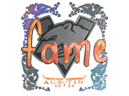 Sticker | fame (Holo) | Austin 2025