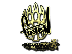 Sticker | faveN (Gold) | Antwerp 2022