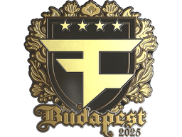 Sticker | FaZe Clan (Gold) | Budapest 2025