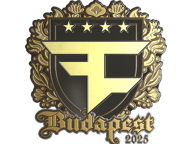 Sticker | FaZe Clan (Gold) | Budapest 2025