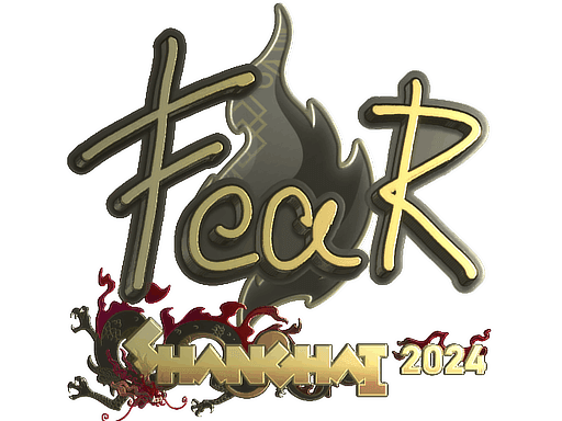 Sticker | fEAR (Gold) | Shanghai 2024