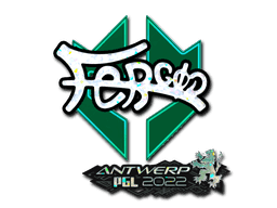 Sticker | fer (Glitter) | Antwerp 2022