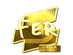 Sticker | fer (Gold) | Atlanta 2017