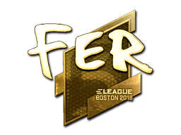 Sticker | fer (Gold) | Boston 2018