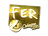 Sticker | fer (Gold) | Cologne 2015