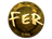 Sticker | fer (Gold) | Katowice 2019
