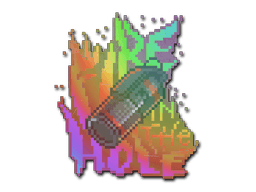 Sticker | Fire in the Hole (Holo)