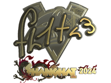 Sticker | FL1T (Gold) | Shanghai 2024