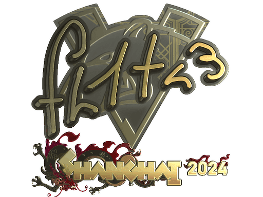 Sticker | FL1T (Gold) | Shanghai 2024