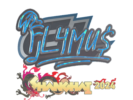 Sticker | FL4MUS (Glitter) | Shanghai 2024