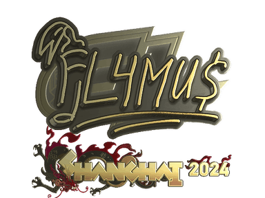 Sticker | FL4MUS (Gold) | Shanghai 2024