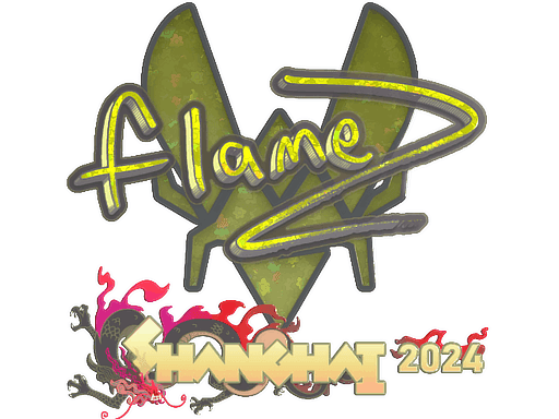 Sticker | FlameZ (Glitter) | Shanghai 2024