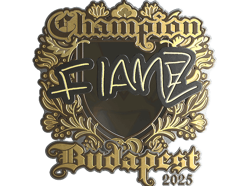 Sticker | FlameZ (Gold, Champion) | Budapest 2025