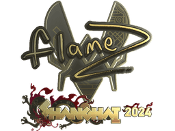 Sticker | FlameZ (Gold) | Shanghai 2024