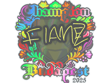 Sticker | FlameZ (Holo, Champion) | Budapest 2025