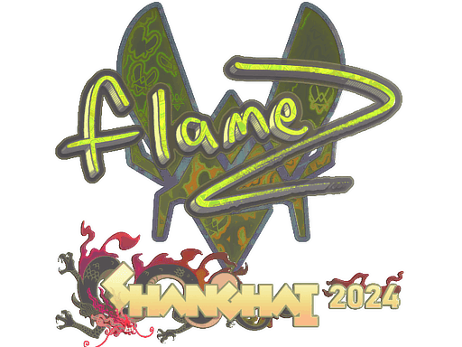 Sticker | FlameZ (Holo) | Shanghai 2024