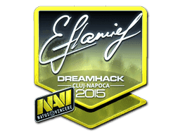 Sticker | flamie (Foil) | Cluj-Napoca 2015