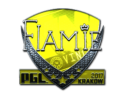 Sticker | flamie (Foil) | Krakow 2017