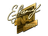 Sticker | flamie (Gold) | Boston 2018